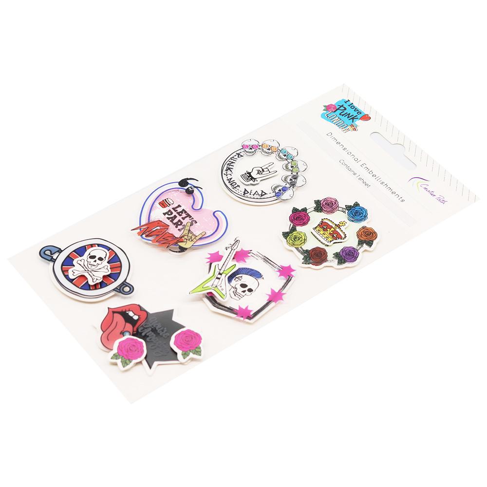 Punk London Sticker Embellishment Pack