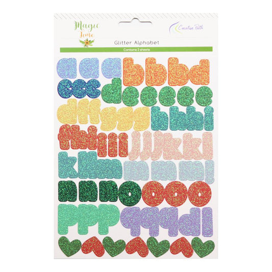 Magic Time Glitter Alphabets