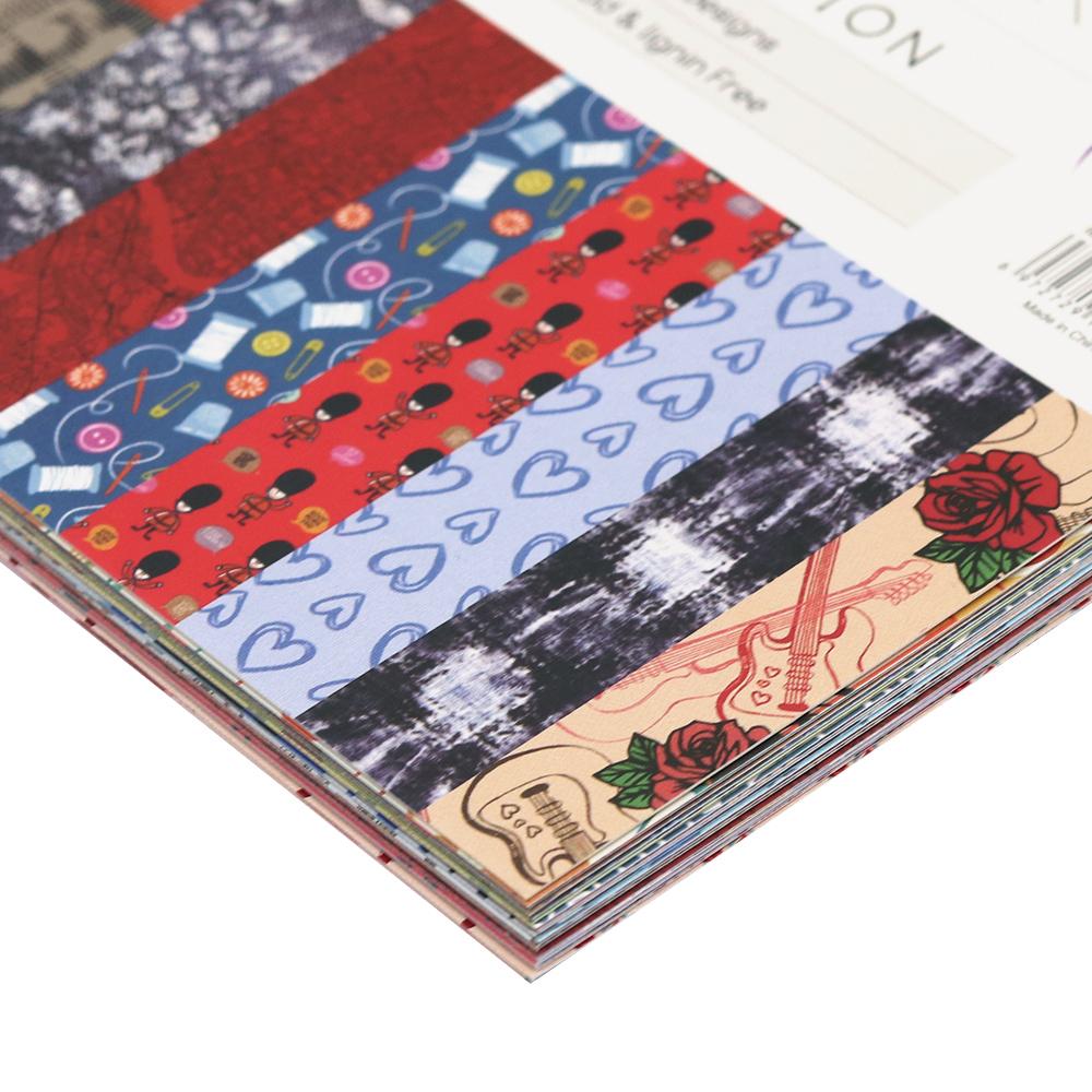 Punk London Pattern Paper Pack 6x6" Single Sided