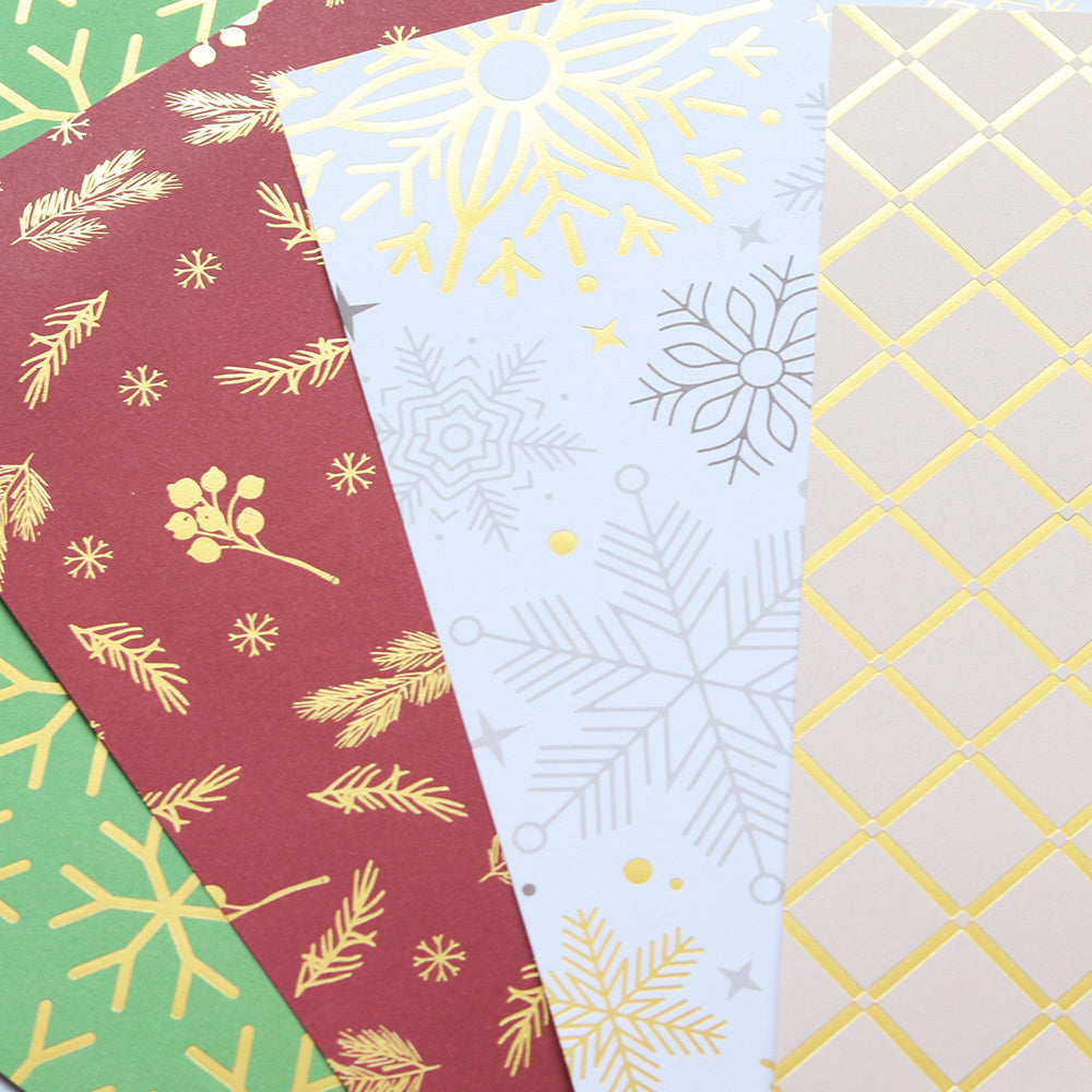 Noel Christmas Paper Pack – 20 Sheets, 12x12, Acid-Free