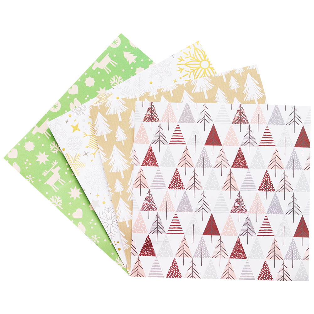 Noel Christmas Paper Pack – 20 Sheets, 12x12, Acid-Free