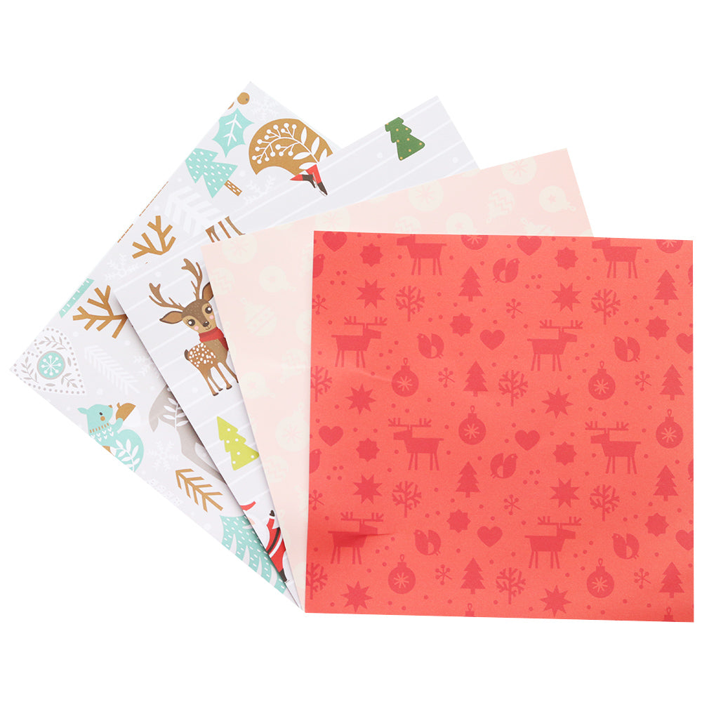 Noel Christmas Paper Pack – 20 Sheets, 12x12, Acid-Free