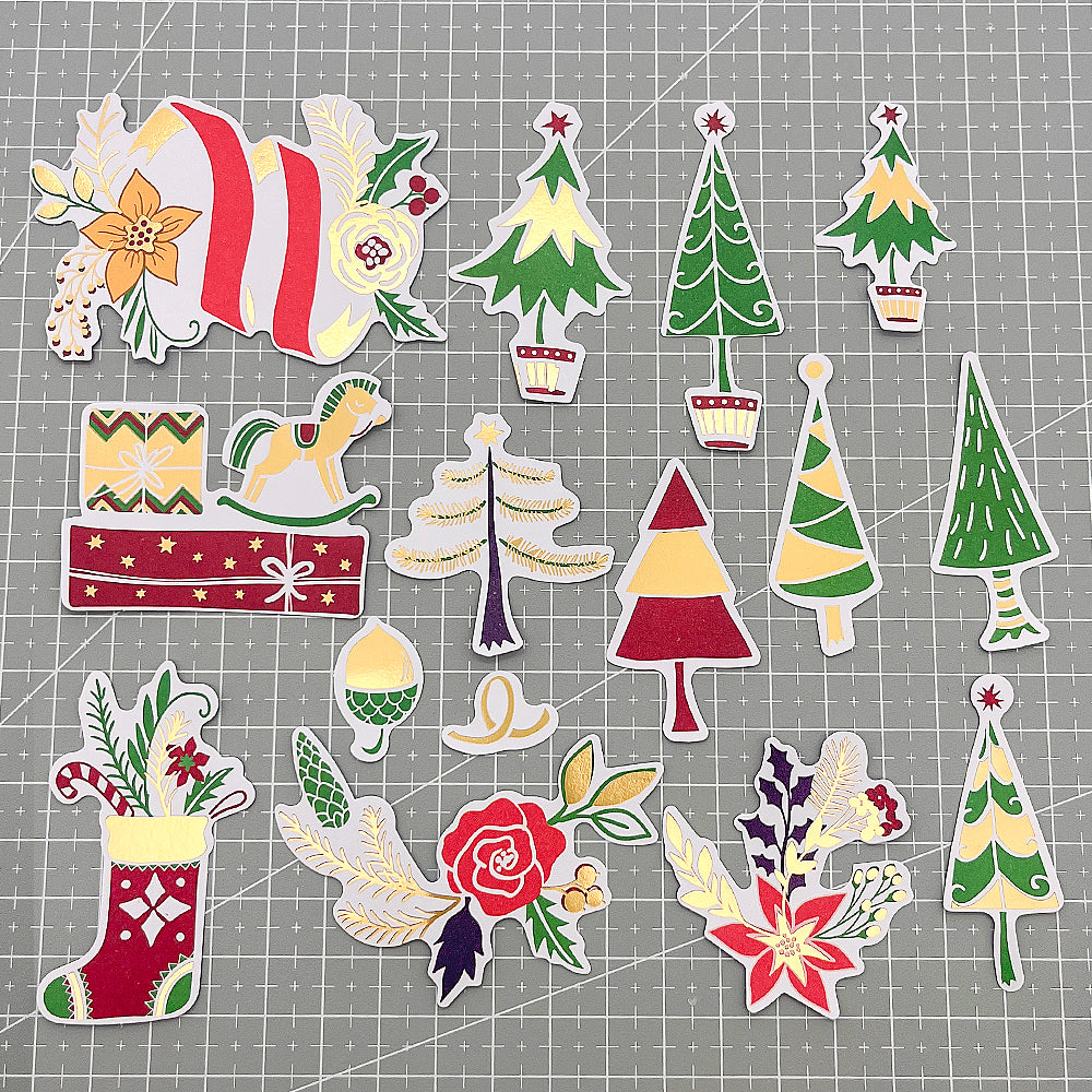Paper Die Cuts Ephemera 188pcs - Noel