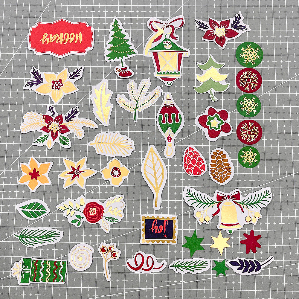 Paper Die Cuts Ephemera 188pcs - Noel
