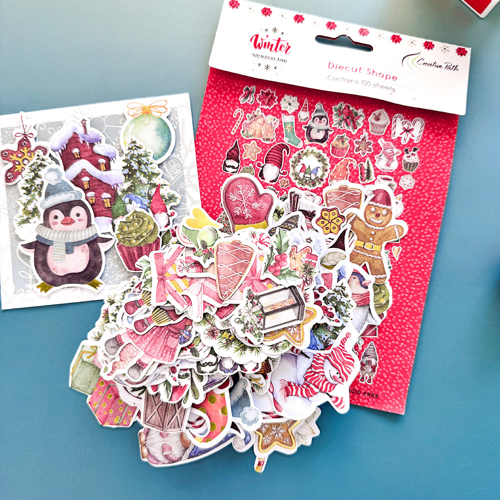 Paper Die Cuts Ephemera - Winter Wonderland