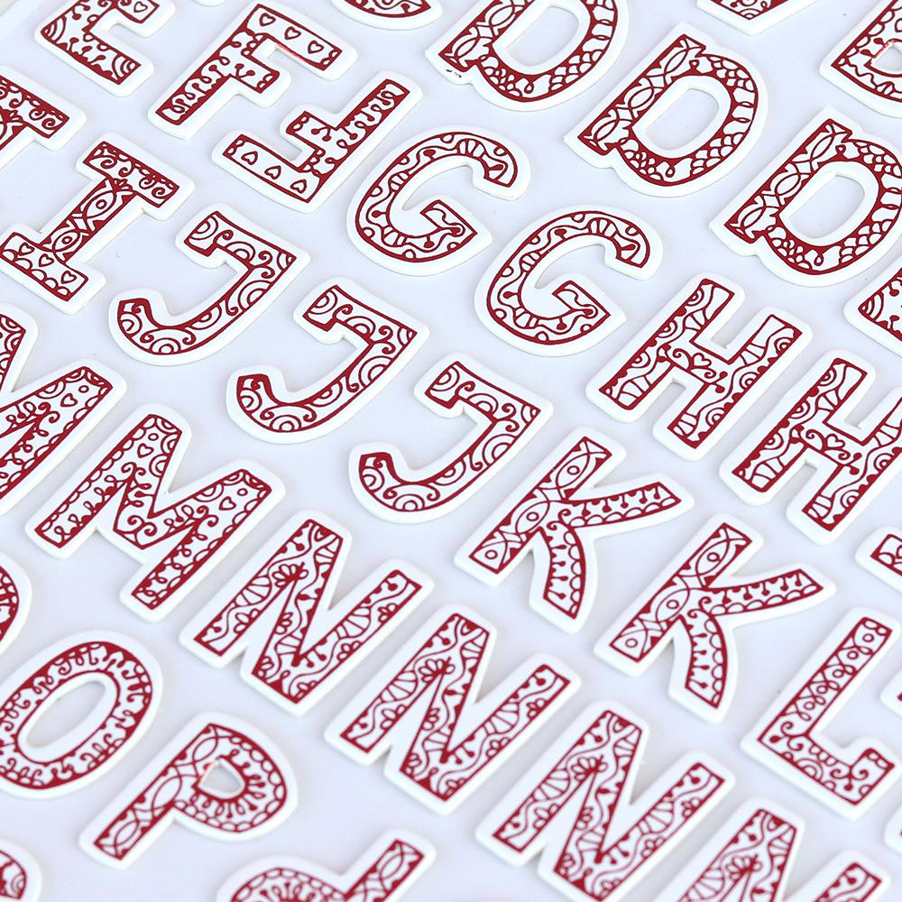 Punk London Chipboard Foil Alphabet Pack