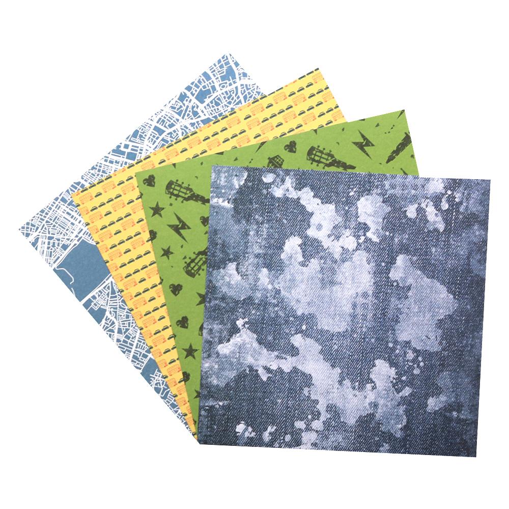 Punk London Pattern Paper Pack 6x6" Single Sided