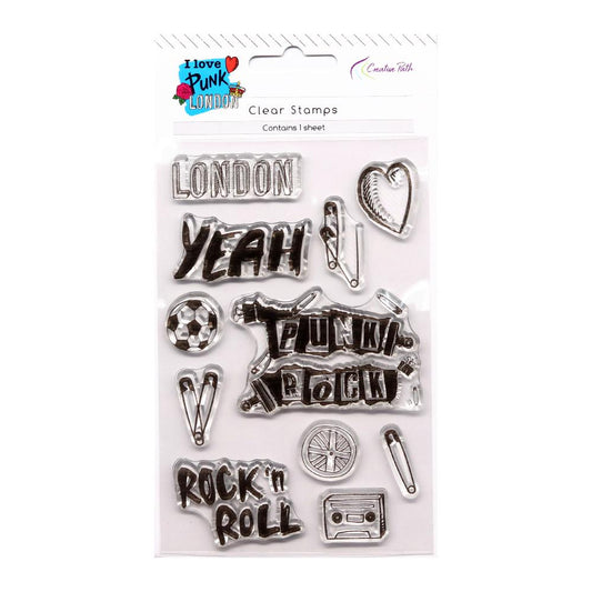 Punk London Clear Stamps