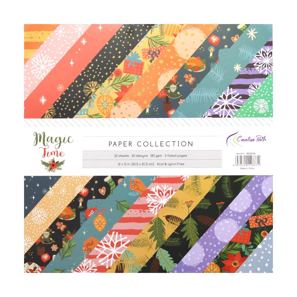 Magic Time Pattern Paper Pack 12x12"